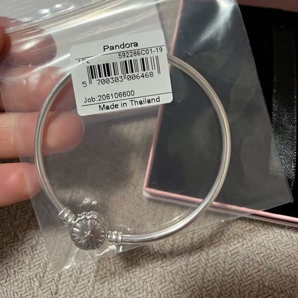 PANDORA MOMENTS BANGLE BRACELET - Picture 4 of 5